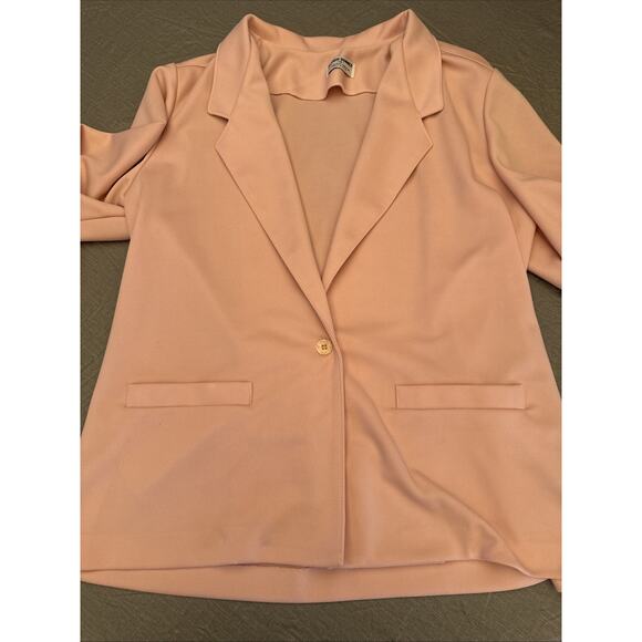 Alfred Dunner 2-Piece Skirt Suit Set Pink Large 18 Formal Workwear Corpcore - Picture 5 of 16